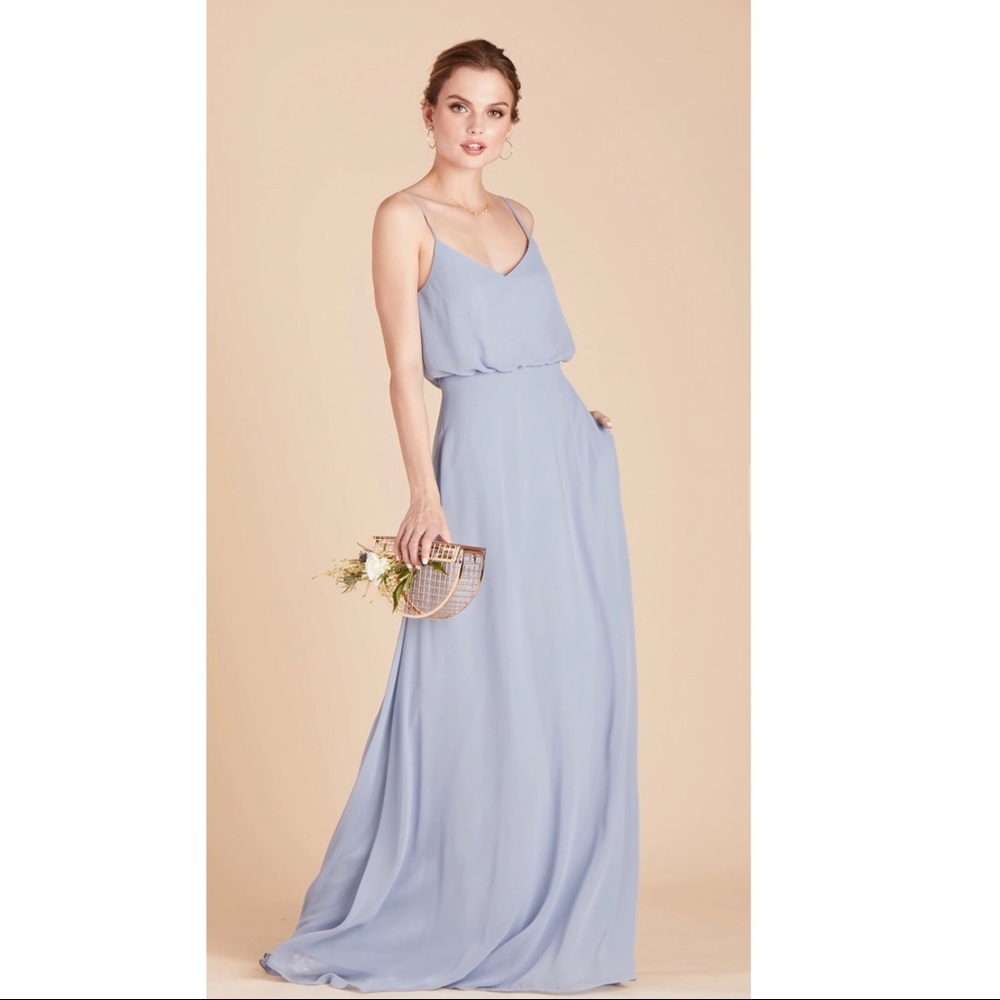 Buddy Grey Gwennie Dress in Dusty Blue